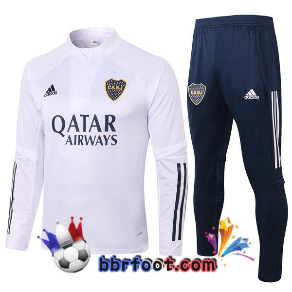 Survetement Foot Boca Juniors Blanc 20/21