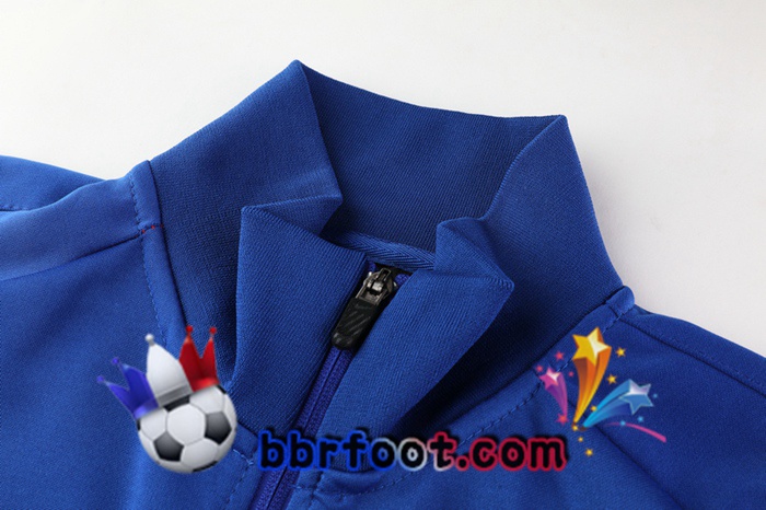 Veste Survetement Foot FC Barcelone Rouge Bleu 20/21