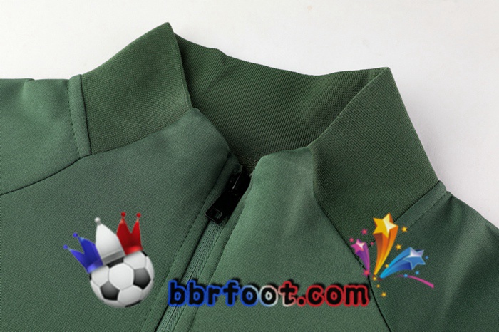 Veste Survetement Foot Atletico Madrid Vert 20/21