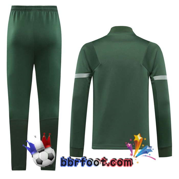 Veste Survetement Foot Atletico Madrid Vert 20/21