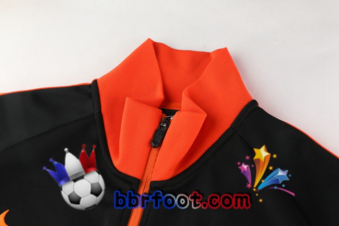 Veste Survetement Foot AS Roma Noir 20/21