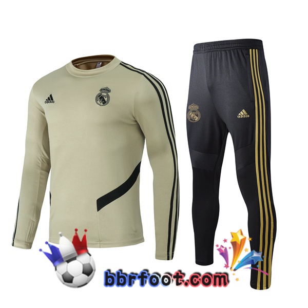Survetement Foot Real Madrid Jaune 20/21