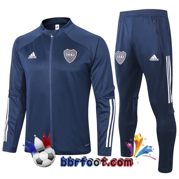 Veste Survetement Foot Boca Juniors Bleu Royal 20/21