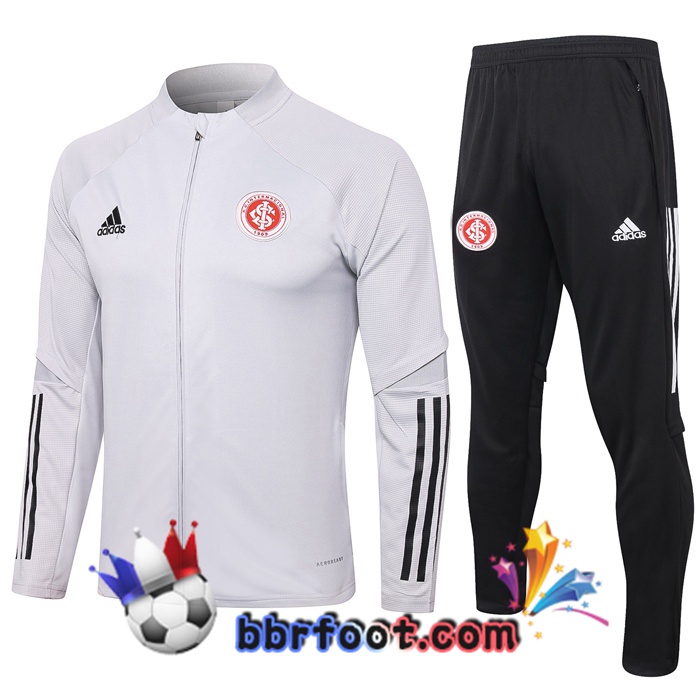 Veste Survetement Foot SC Internacional Gris 20/21