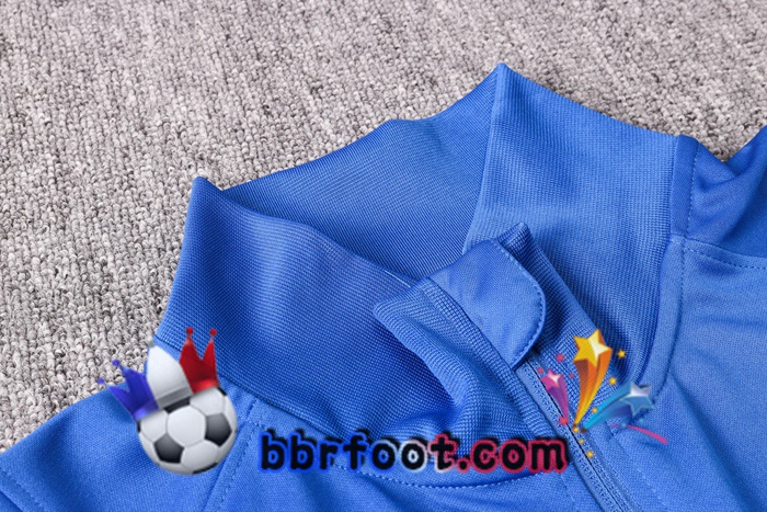 Veste Survetement Foot Angleterre Bleu 20/21