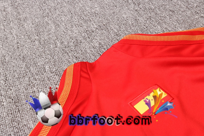 Veste Survetement Foot Espagne Rouge 20/21
