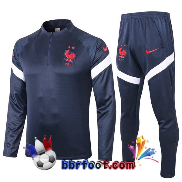 Survetement Foot France Bleu Royal 20/21