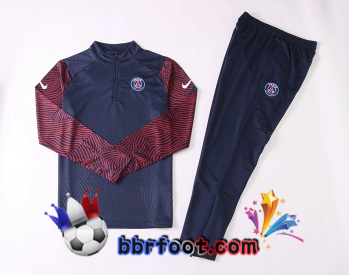 Survetement Foot Pairis PSG Bleu Royal 20/21