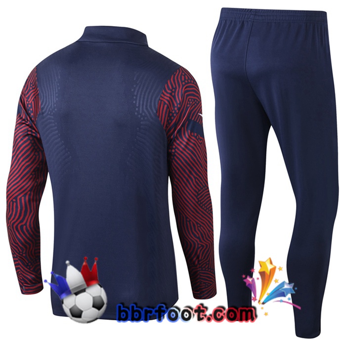 Survetement Foot Pairis PSG Bleu Royal 20/21