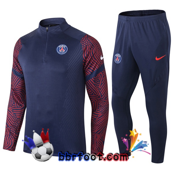 Survetement Foot Pairis PSG Bleu Royal 20/21