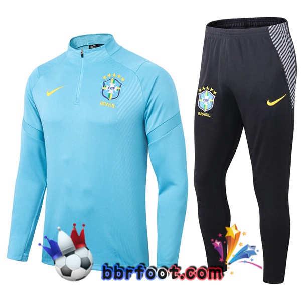 Survetement Foot Bresil Bleu 20/21