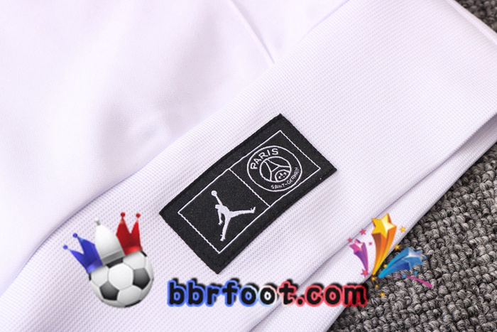 Veste A Capuche Survetement Foot Pairis PSG Jordan Blanc 20/21