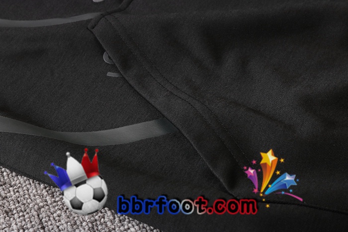Veste A Capuche Survetement Foot Pairis PSG Jordan Noir 20/21