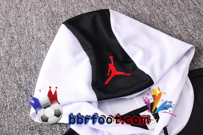 Veste A Capuche Survetement Foot Pairis PSG Jordan Noir 20/21