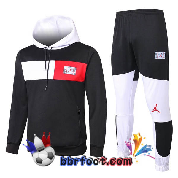 Veste A Capuche Survetement Foot Pairis PSG Jordan Noir 20/21