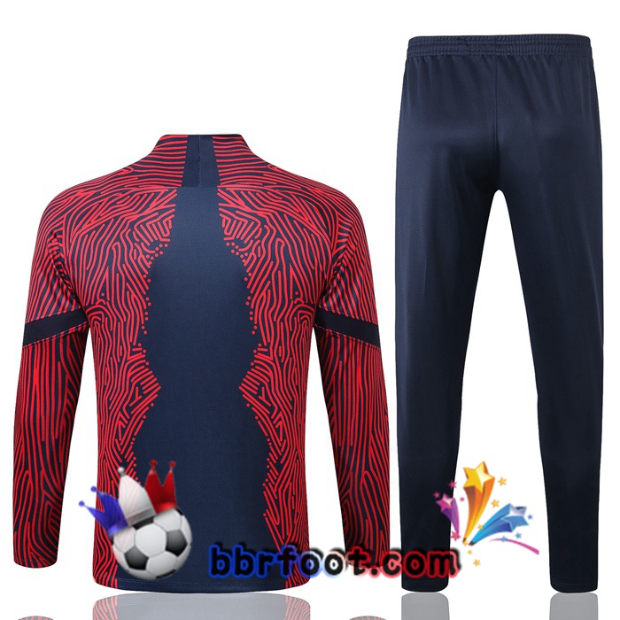 Survetement Foot Pairis PSG Bleu Royal 20/21