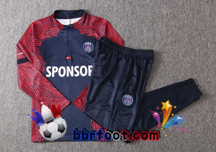 Survetement Foot Pairis PSG Bleu Royal 20/21