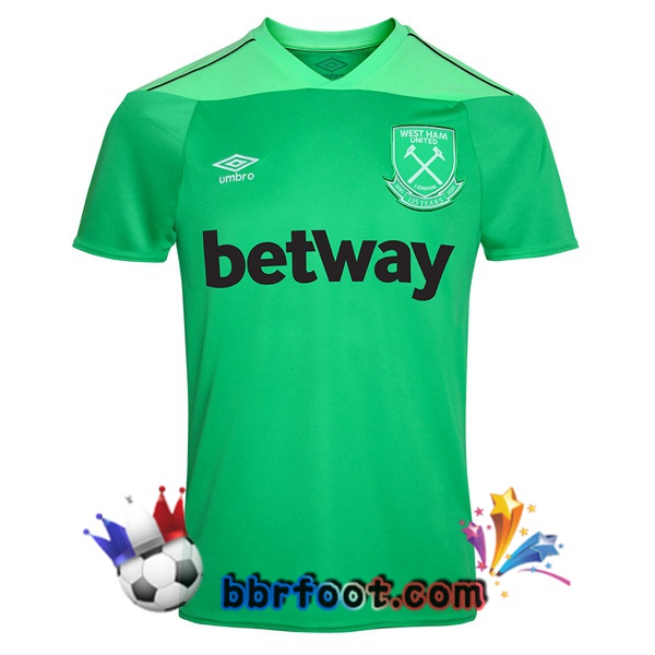 Maillot Foot West Ham Gardien de but Vert 20/21