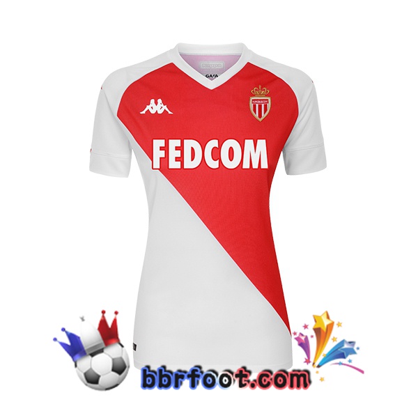 Maillot Foot AS Monaco Femme Domicile 20/21