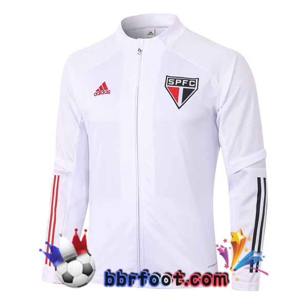 Veste Foot Sao Paulo FC Blanc 20/21