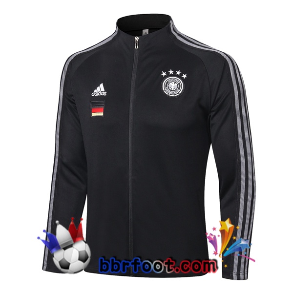 Veste Foot Allemagne Noir 20/21