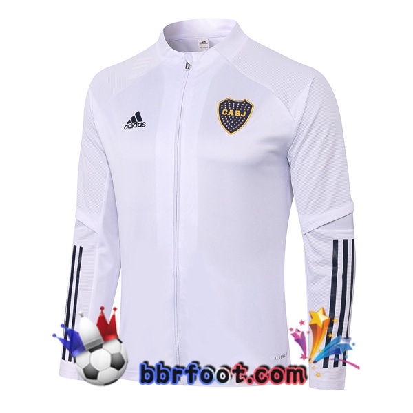 Veste Foot Boca Juniors Blanc 20/21