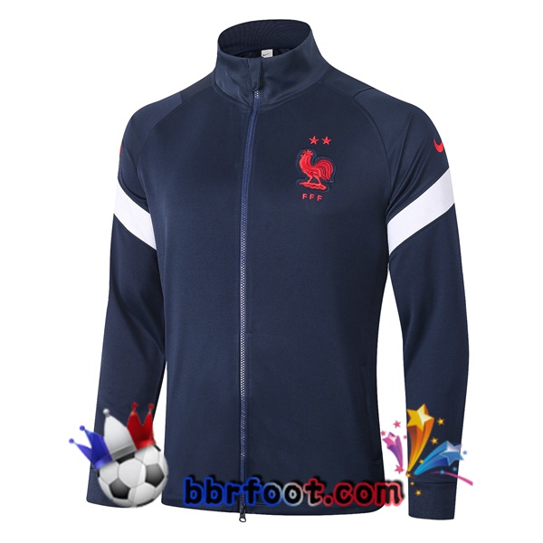 Veste Foot France Bleu Royal 20/21