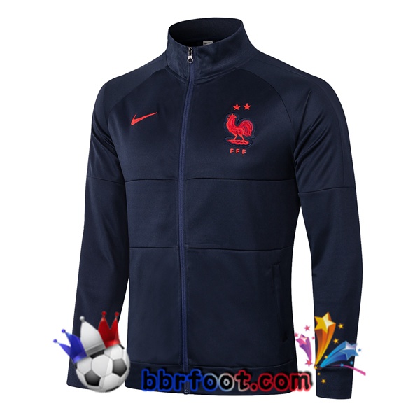 Veste Foot France Bleu Royal 20/21