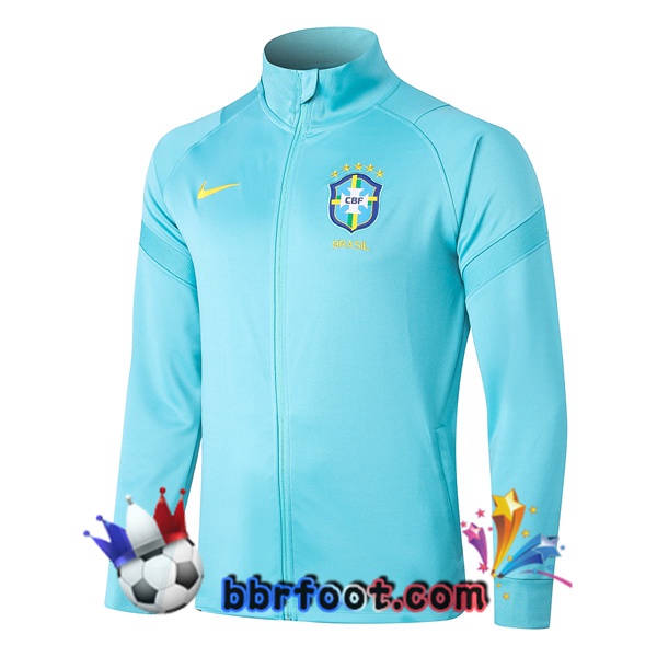 Veste Foot Bresil Bleu 20/21