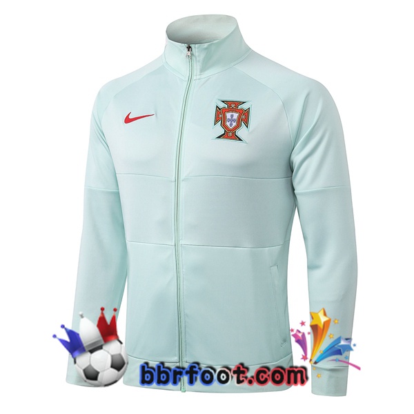 Veste Foot Portugal Vert Clair 20/21