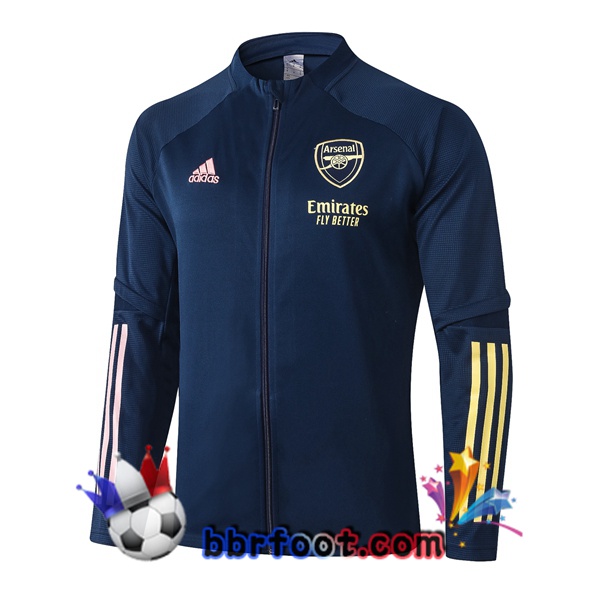 Veste Foot Arsenal Bleu Royal 20/21