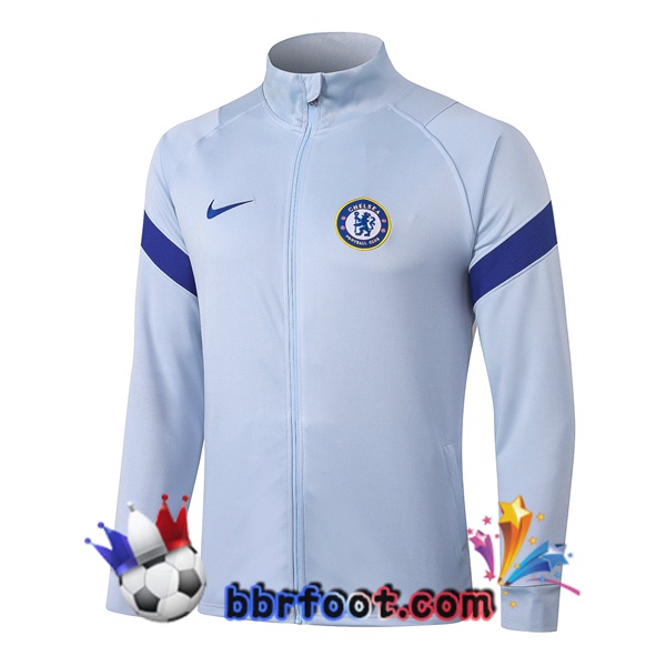 Veste Foot FC Chelsea Gris Clair 20/21