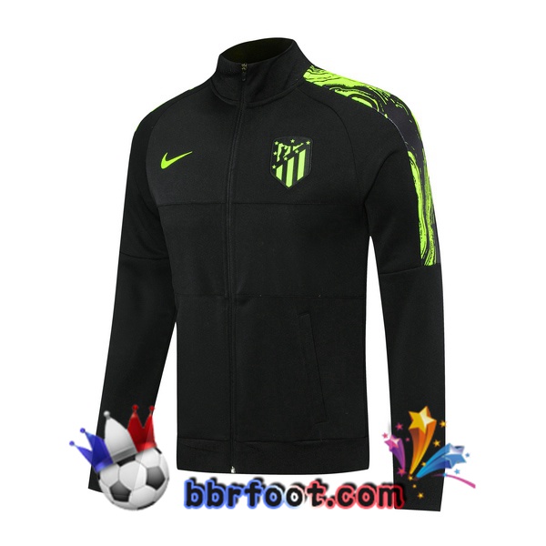 Veste Foot Atletico Madrid Noir Vert 20/21