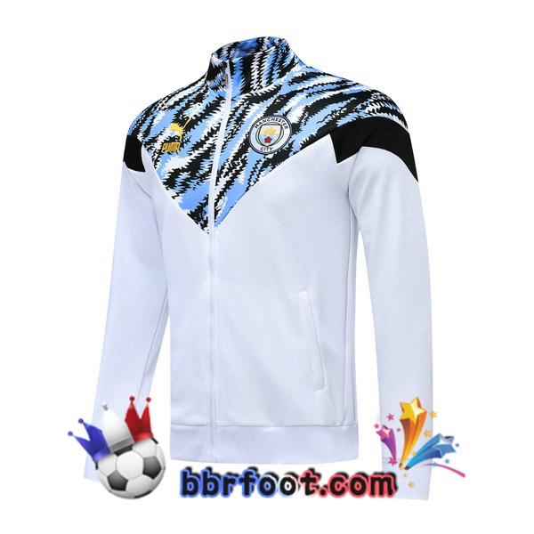 Veste Foot Manchester City Blanc 20/21