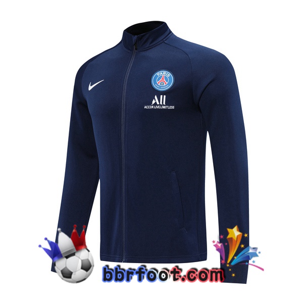 Veste Foot Paris PSG Bleu 20/21
