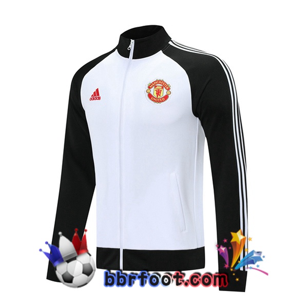 Veste Foot Manchester United Blanc 20/21