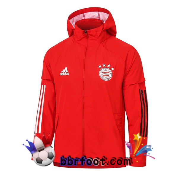 Coupe Vent Bayern Munich Rouge 20/21 Coupe Vent Bayern Munich Rouge 20/21