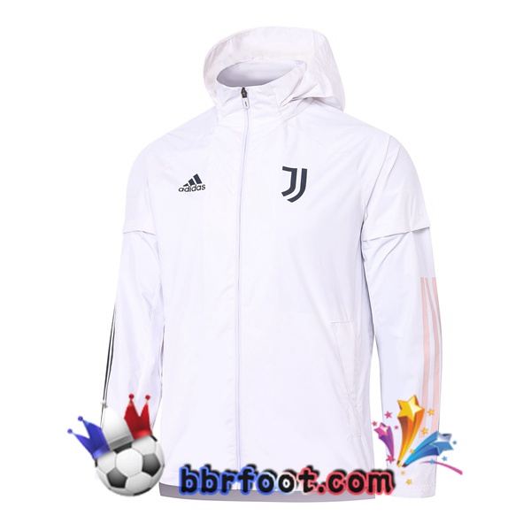 Coupe Vent Juventus Blanc 20/21