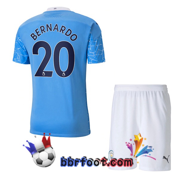 Maillot Foot Manchester City (BERNARDO 20) Enfants Domicile 20/21 Maillot Foot Manchester City (BERNARDO 20) Enfants Domicile 20/21