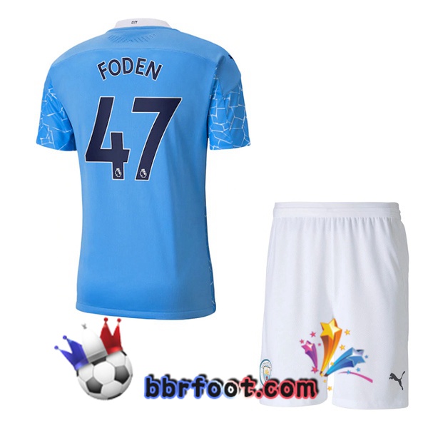 Maillot Foot Manchester City (FODEN 47) Enfants Domicile 20/21