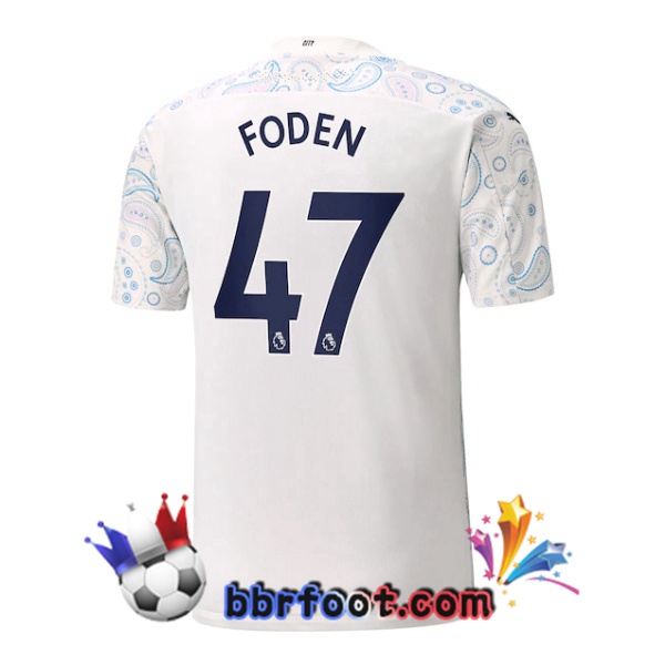 Maillot Foot Manchester City (FODEN 47) Third 20/21