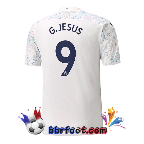 Maillot Foot Manchester City (G.JESUS 9) Third 20/21