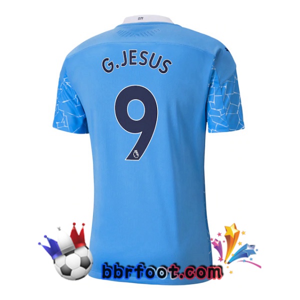 Maillot Foot Manchester City (G.JESUS 9) Domicile 20/21