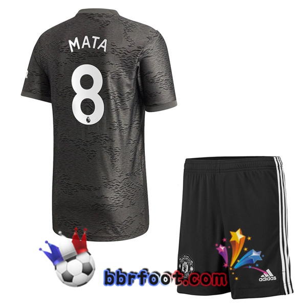 Maillot Foot Manchester United (Mata 8) Enfant Exterieur 20/21