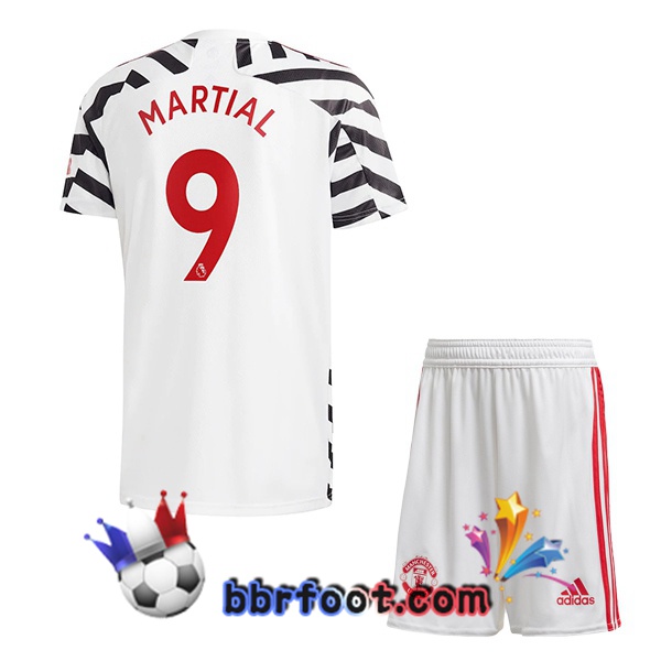 Maillot Foot Manchester United (Martial 9) Enfant Third 20/21