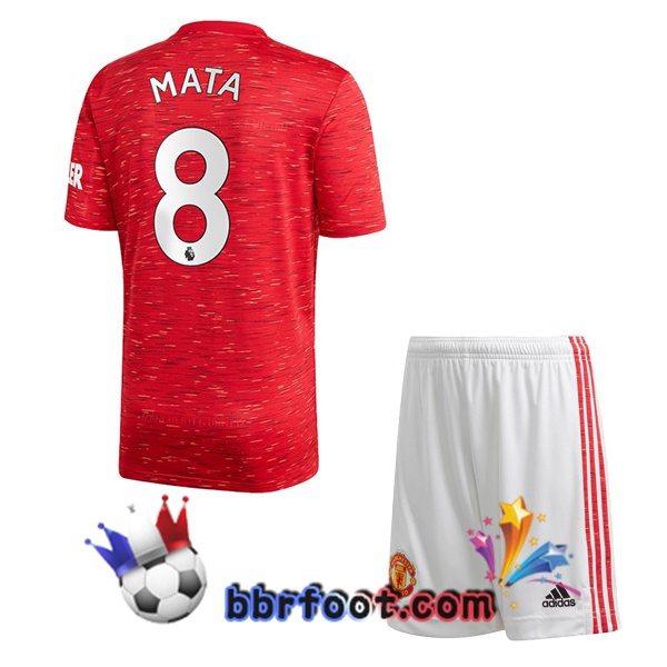 Maillot Foot Manchester United (Mata 8) Enfants Domicile 20/21