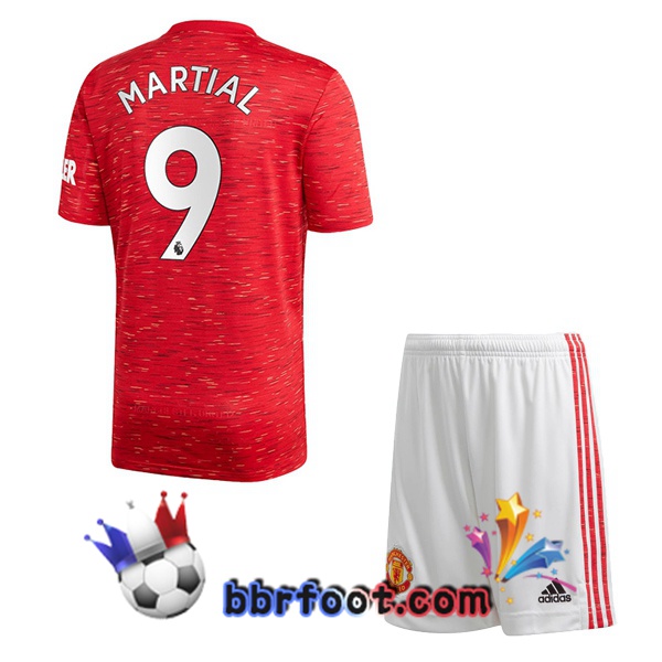 Maillot Foot Manchester United (Martial 9) Enfants Domicile 20/21
