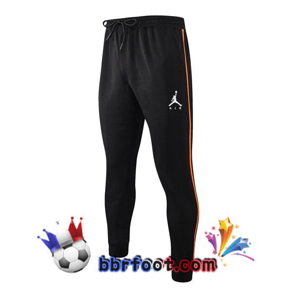 Pantalon Foot JORDAN Paris PSG Noir Orange 20/21