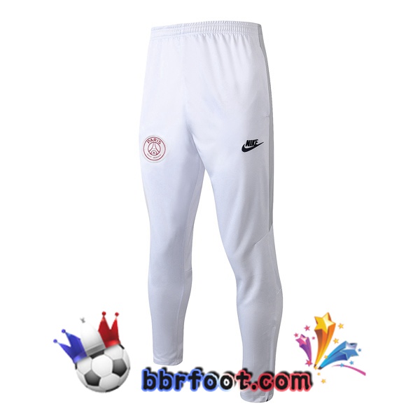 Pantalon Foot Paris PSG Blanc 20/21