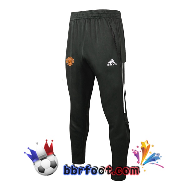Pantalon Foot Manchester United Gris Fonce 20/21